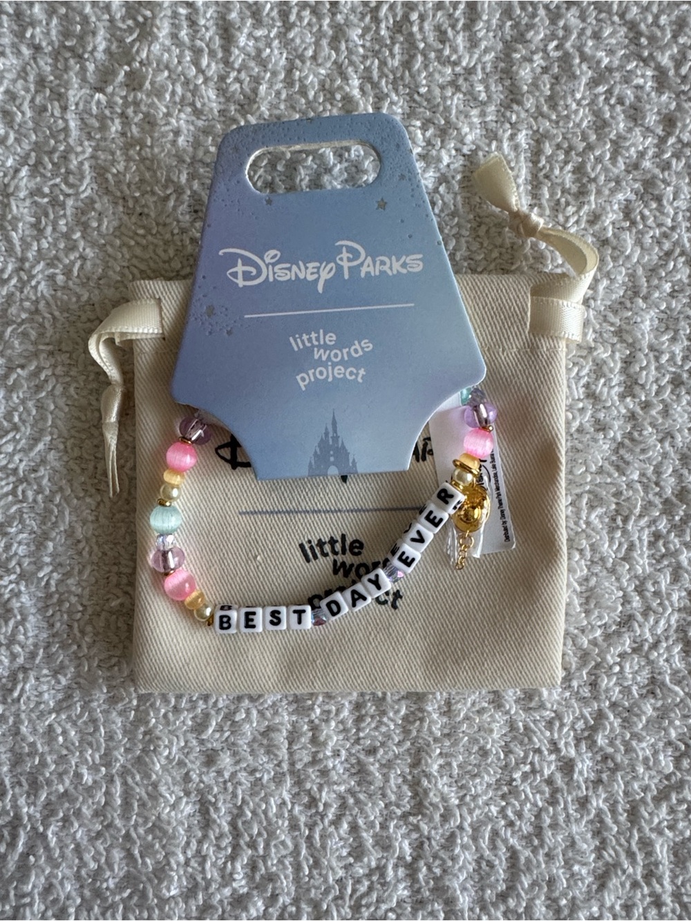 Little Words Project x Disney Parks "Best Day Ever" Beaded Bracelet
